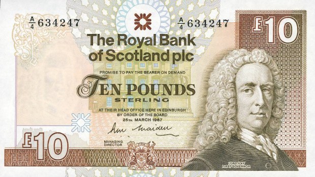 scottish ten pounds tenner